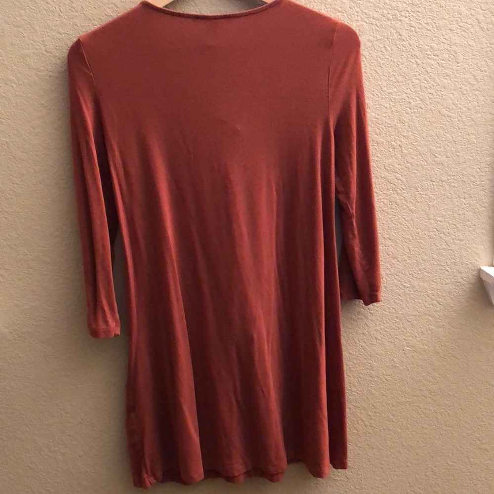🧡 Forever 21 Burnt Orange Dress - Picture 5 of 8
